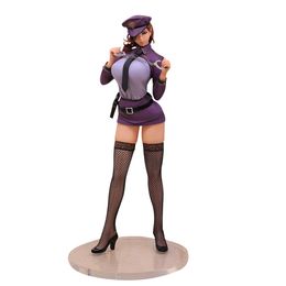 15-25cm Native Policewoman non Sexy girls Action Figure japanese Anime PVC adult Action Figures toys Anime figures Toy Q0722
