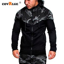 Covrlge Men Hoodies Arrival Sweatshirt Loose Personality Fashion Soft Fit Casual Streetwear Hoodie Male MWW165 210813