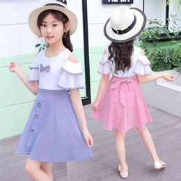 Beautiful Designer Princess Party Dress Elegant Fancy Dresses for Children 13- 4 Year Old Baby Girl Puff Sleeve Wedding Clothing 210331