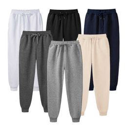 Fashion Men's Sweatpants Autumn Spring Male Sporting Clothing Casual Simple Solid Color Trousers With Pockets Fitness Joggers X0723