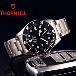 Factory Mens Mechanical SS Automatic Movement Watch Sports Self-wind 904L Stainless Steel Wristwatches montre de luxe