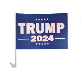 Trump Car Flag 2024 America President Election Flags Banners RRD13324