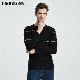 COODRONY Casual Knitwear Sweater Men Brand Clothing Autumn Winter Arrival Slim Fit Warm O-Neck Pullover Shirt Tops 7137 210818