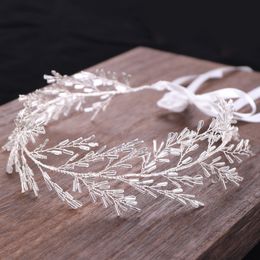 AiliBride Vine Headband Crystal Bridal Headpiece Wedding ornaments Tiara band Women Hair Jewellery