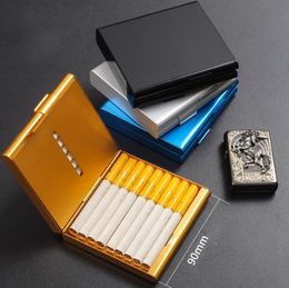 9.3* 8.3 * 1.9CM Ladies portable extended metal cigarette case creative environmental protection gifts for men and women