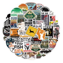 50Pcs Go Hunting Stickers Pack Non-random Car Bike Luggage Sticker Laptop Skateboard Motor Water Bottle Decal Kids Gifts