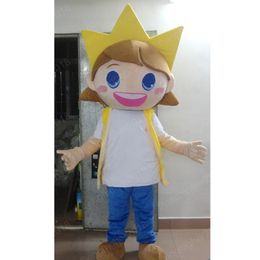 Halloween boy Mascot Costume Top Quality Cartoon Anime theme character Carnival Unisex Adults Outfit Christmas Birthday Party Dress