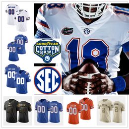 2022 NCAA Custom Florida Gators Football Jersey 9 Keon Zipperer 20 Corey Collier Jr. 13 Donovan McMillon 33 Princely Umanmielen 99 Lloyd Summerall III 6 Nay'Quan Wright