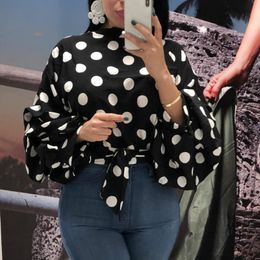Buy Polka Dot Shirt Women Red Online 