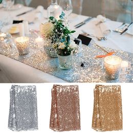 30x180cm Colorful Sequin Table Runners Glitter Event Party Supplies Wedding Christmas Thanksgiving Hotel Banquet Home Decoration