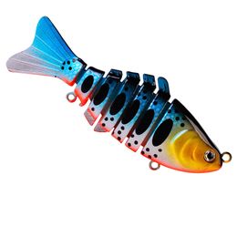 Top quality 5 Colour 9.5cm 15g ABS Fishing Lure for Bass Trout Multi Jointed Swimbaits Slow Sinking Bionic Swimming Lures Bass Freshwater Saltwater