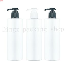 20X350ml round Lotion Cream Pump Container Liquid Soap Plastic white Bottle,Shampoo Shower Gel Cosmetic Package Containergood qty