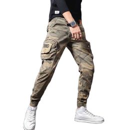 Men's Pants Autumn Joggers Fashion Slim Fit Camouflage Cargo Men Casual Harem Trousers Vintage Streetwear Tactical Clothing