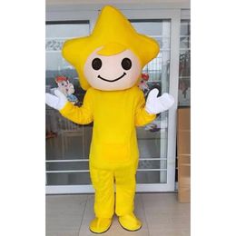 Masquerade Professional Star Mascot Costume Halloween Xmas Fancy Party Dress Carnival Unisex Adults Cartoon Character Outfits Suit