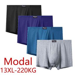 Plus Size 3XL-13XL 220KG 4PCS/lot Oversize Shorts Men Underwer Men Boxer Cotton Panties Men Panties Men's Underpants H1214