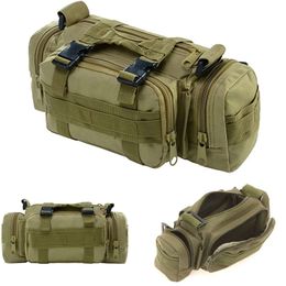 Military Tactical Backpack High Quality Outdoor Travel Waist Bags Pack Molle Camping Hiking Climbing Hunting 3P Chest Bag Pouch 220216