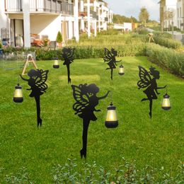 Lawn Lamps LED Flower Fairy Solar Powered Light Outdoor Garden Stakes Street Christmas Decoration Lamp