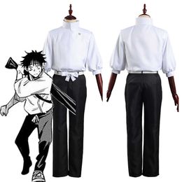Anime Jujutsu cos Kaisen Yuuta Okkotsu Cosplay Costume Top Pants Outfits Halloween Carnival Suit Y0903