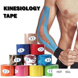 Tape Sport Athletics Elastic Knee Brace Support Elbow Protector Pad Volleyball Bandage Kinesio Fixer tape Wristbands