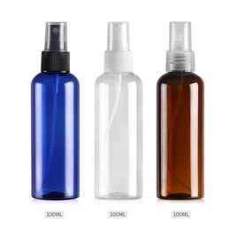 100ml Empty Plastic Makeup Travel Sprayer Bottle Refillable Perfume Container Round Shoulder Spray Bottles for Cleaning DH8475