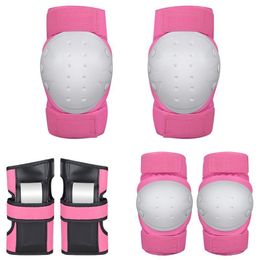 Elbow & Knee Pads 1 Set Protective Gear Roller Skating Cycling Skateboarding Sports Hand Protectors Kneepads For Children Kids