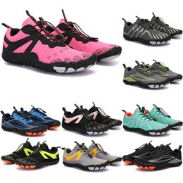 2021 Four Seasons Five Fingers Sports Shoes Mountaineering Net Extreme Simple Running、Cycling、Hiking、Green Pink Black Rock Climbing 35-45 Color93