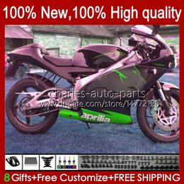 Green black new +Tank cover For Aprilia RSV RS 250 RS250 RSV250 RS-250 RR RSV250RR 98-03 Body 23No.138 RS250R 98 99 00 2001 2002 2003 RSV-250 1998 1999 2000 01 02 03 Fairing Kit