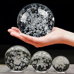 Novelty Items 5-12cm Clear Bubble Crystal Ball Home Office Desk Decoration Feng Shui Sphere Paperweight Pography Prop Magic