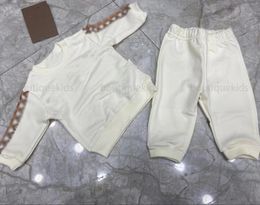Infant Set Sweatshirt Brand Baby Boys Girls Coat + Pant Sets Toddler Clothing Spring Children Hoodies Kids Clothes