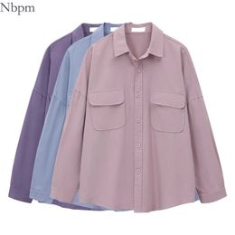 Nbpm Spring Women's Clothing Vintage Blusas Mujer Long Sleeve Top Office Lady Elegant Blouses Solid Long Cardigan Blouses 210529