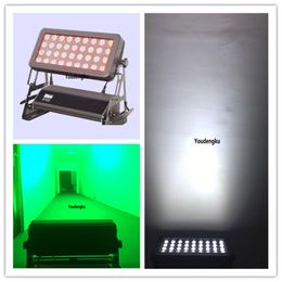 4pcs waterproof RGBWA 5in1 wall washer city Colour led Ip65 36x15w light up building wash led city Colour light