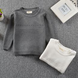 Autumn Kids Boys Girls Long Sleeve Knit Sweater Winter Children Clothing Baby Rabbit Pullover Sweaters 210429