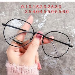 Sunglasses 2021 Women Men Finished Myopia Glasses Optical Anti-Blue Light Nearsighted Prescription -1.0 -1.5 -2.0 -2.5 -3.0