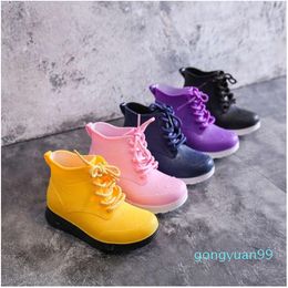 juli fashion childrens shoes mens and strapping soft anti slip rain boots womens thick soled wear resistant outdoor