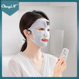 -Reinigung Cyein Elektrische Gesichtsmaske Importeur EMS Magnet Pflanze Vibration Schönheit Massagegerät Haut festziehen Heben Spa Gesicht Verjüngung