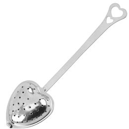 2021 new Heart Shaped tea infuser Mesh Ball Stainless Strainer Herbal Locking Tea Infuser Spoon Philtre