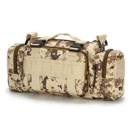 3P Tactical Duffle Талийские сумки Camo Molle Assault Рюкзак Многофункциональный открытый Большой емкости на плечо Пакеты Phone Holder Pocket Mell EDC для кемпинга