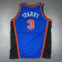 rare Basketball Jersey Men Youth women Vintage retro John Starks Champion 95 96 High School Size S-5XL custom any name or number