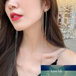 Simple Long Snake Chain Tassel Drop Earrings Women Gold Silver Colour Alloy Female Thread Dangle Earring Fashion Jewellery Brincos Factory price expert design Quality