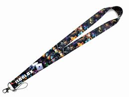 Keychains & Lanyards Anime Classic Game Cute Neck Strap Keychains Lanyards Keychain Badge Holder ID Card Pass Hang Rope Lariat Lanyard for Key Rings Accessories J0XP