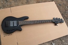 6 Strings 24 Frets Electric Bass Guitar with Black Hardware,2 Humbucking pickups,Can be customized