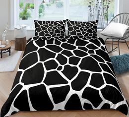 Bedding Sets Animal Texture Leopard 3D Printing Quilt Cover Bed Three Piece Set Children's Bedroom Supplies Cartoon Pillow Case