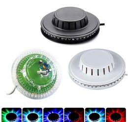 2021 LED Stage Light 7W 48LEDs RGB Auto Color Changing Rotating Sunflower UFO Bar Disco Dancing Party DJ Club Pub Music Lights