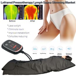 Lymphatic Drainage Massage Slimming Machine Single Zone Far Infrared Sauna Blanket For Weight Reduce