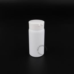 80g perfume bottle Plastic Powder Bottle For Women White PE Powder Containers 50pcs/lot