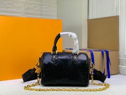 Designer luxury Genuine Leather Women cylinder Evening bag Classic BB Lady Purse Shoulder Bags with Lock Fashion Handbags Speedy Empreinte Totes