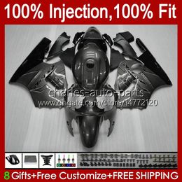 Metallic Grey Injection mold Bodys For KAWASAKI NINJA ZX-12R ZX1200 C ZX 12 R 1200 CC ZX12R 00 01 Bodywork 2No.43 ZX 1200 12R 1200CC 00-01 ZX1200C 2000 2001 OEM Fairing Kit