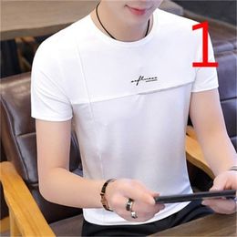 Short-sleeved t-shirt tide brand trend loose printed shirt summer clothes 210420