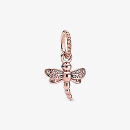 Designer Jewellery 925 Silver Bracelet Charm Bead fit Pandora Sparkling Dragonfly Pendant Slide Bracelets Beads European Style Charms Beaded Murano