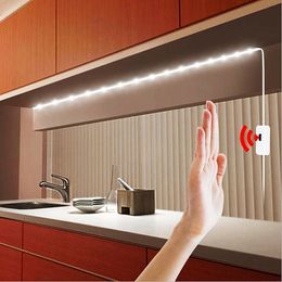 DC 5V Lamp USB Motion LED Backlight LEDs TV Kitchen Strip Hand Sweep Waving ON OFF Sensor Light diode lights Waterproof D2.0